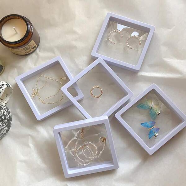 

1pc Clear Jewelry Storage Box