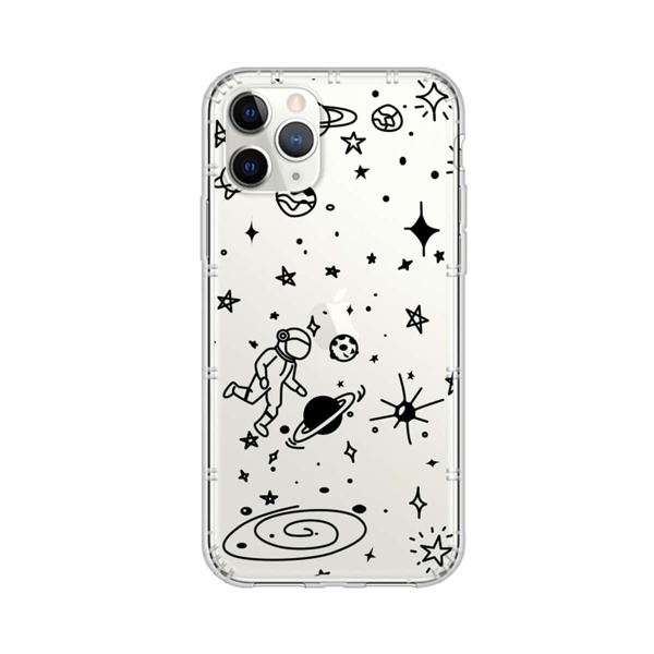 

1pc Cartoon Graphic Clear iPhone Case