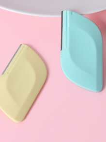 修眉剃須刀超精準2把不銹鋼鑽石剃須刀顏色隨機一次性一次性面部剃須工具-面部剃須刀 - 彩色 - 查看 4