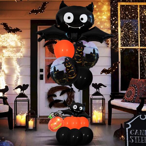 

1set Halloween Decoration Balloon, Multicolor