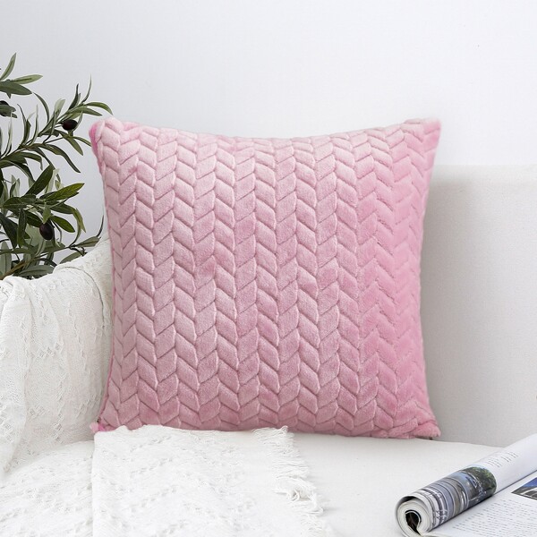 

Plain Cushion Cover Without Filler, Pink