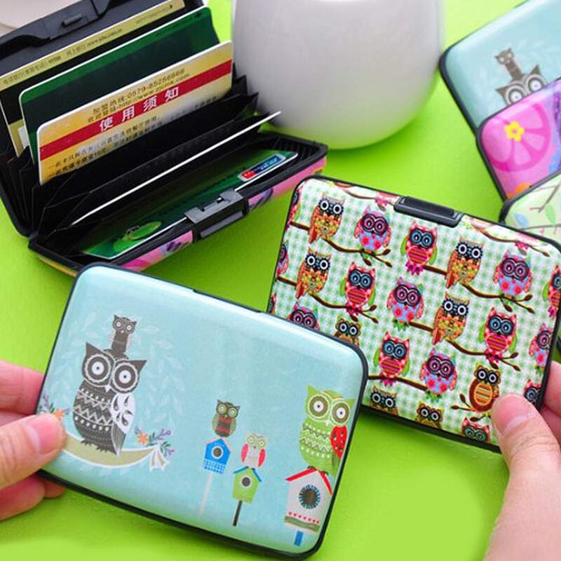 

1pc Random Owl Pattern Organ Card Case, Multicolor
