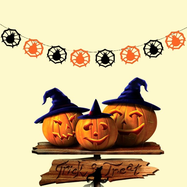 

1pc Halloween Spider Pull Flag, Multicolor