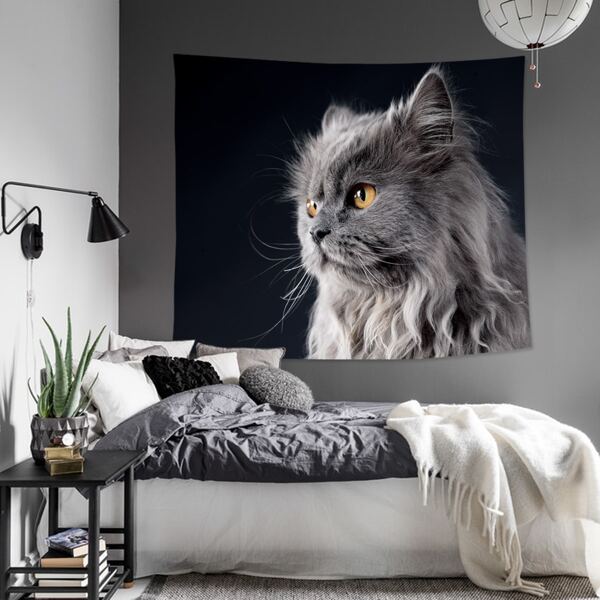 

Cat Pattern Tapestry, Multicolor