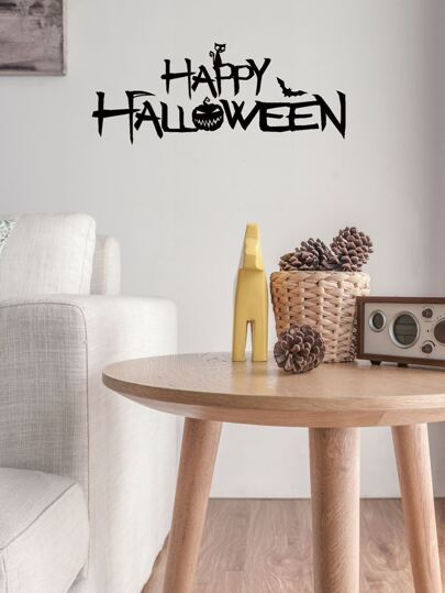 Наклейка на стену с принтом Хэллоуина