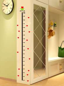 1张儿童身高测量表墙贴，贴纸，墙贴花，用于家居装饰的乙烯基贴花，春季装饰品让您的家焕然一新，Rama 装饰贴纸 - 彩色 - 查看 1