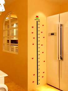 1张儿童身高测量表墙贴，贴纸，墙贴花，用于家居装饰的乙烯基贴花，春季装饰品让您的家焕然一新，Rama 装饰贴纸 - 彩色 - 查看 4