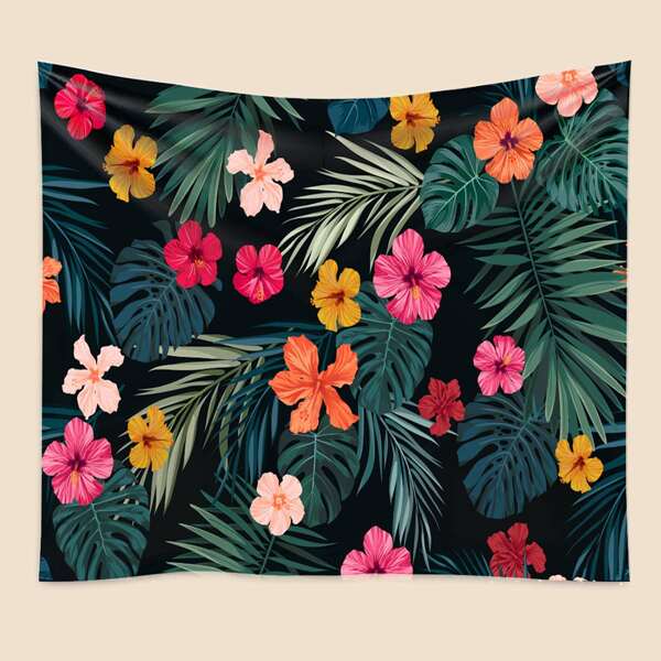 

Flower Print Tapestry, Multicolor