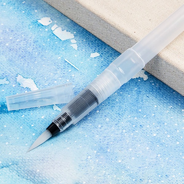 

1pc Water Injection Soft Brush, Clear