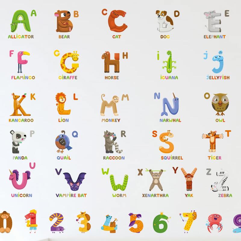 

Kids Cartoon Graphic Wall Sticker, Multicolor