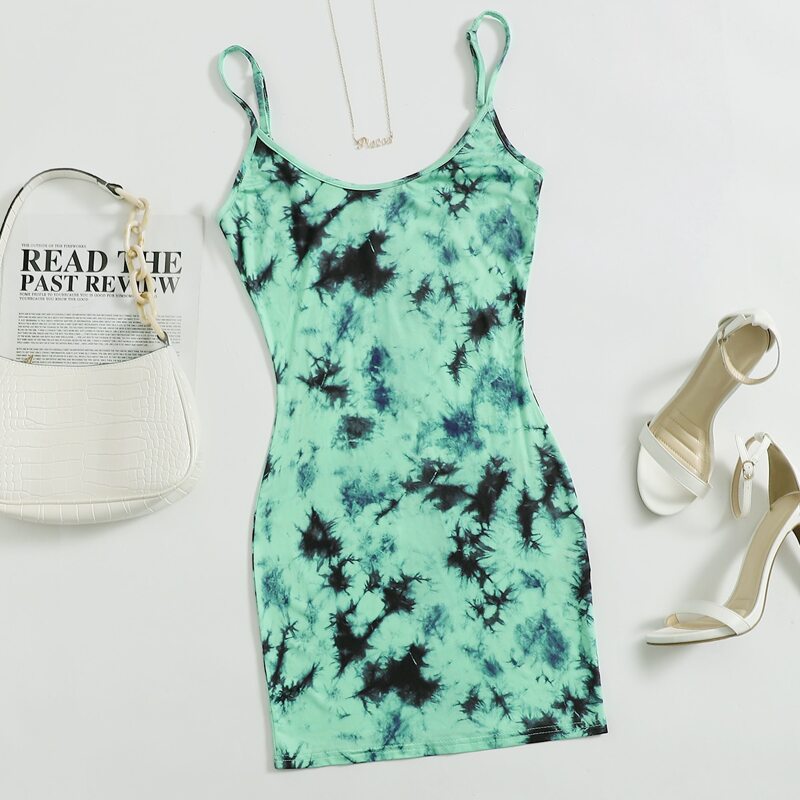 

Tie Dye Bodycon Dress, Multicolor