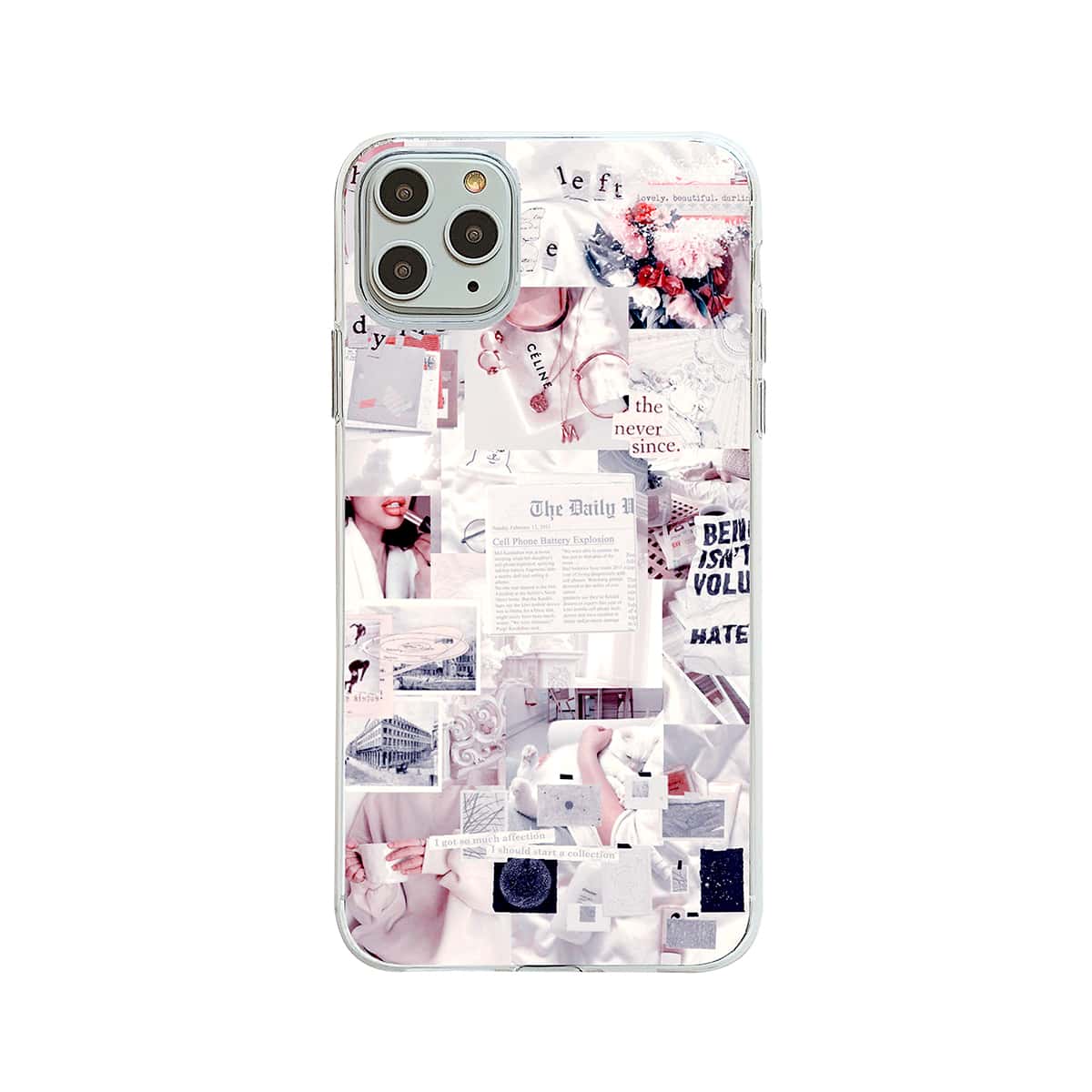 

1pc Graphic iPhone Case, Multicolor
