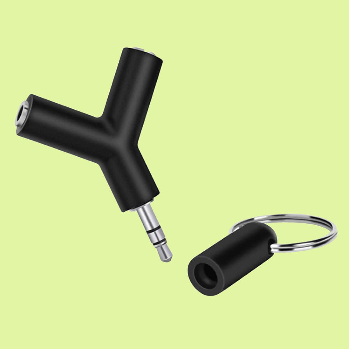 

3.5mm Portable Earphone Sharer, Black