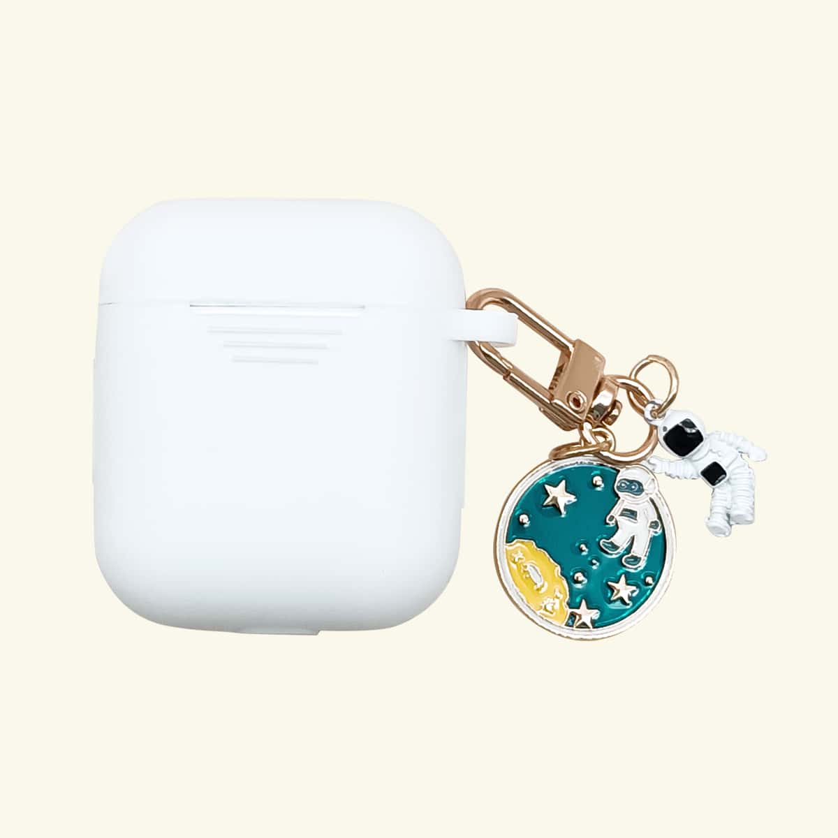 

Solid Color AirPods Case, White