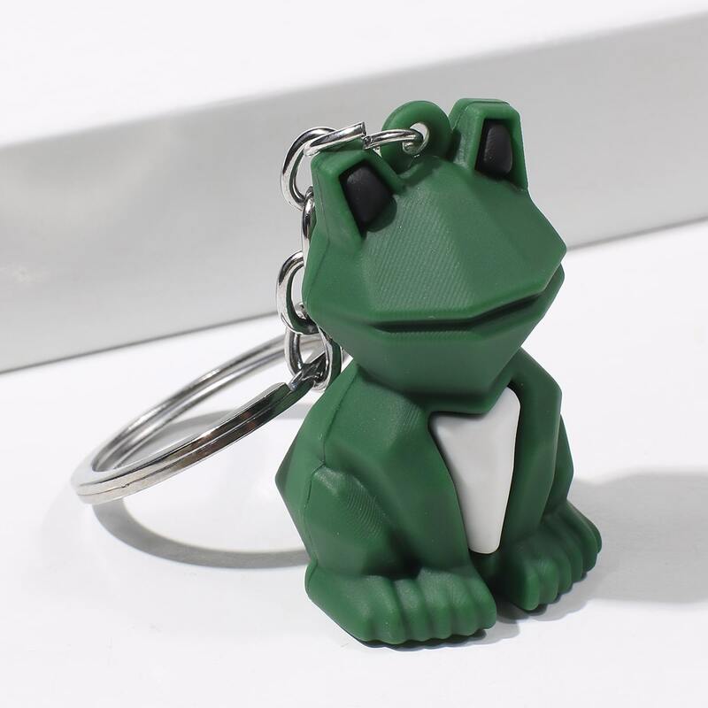 

Cartoon Dinosaur Keychain, Green
