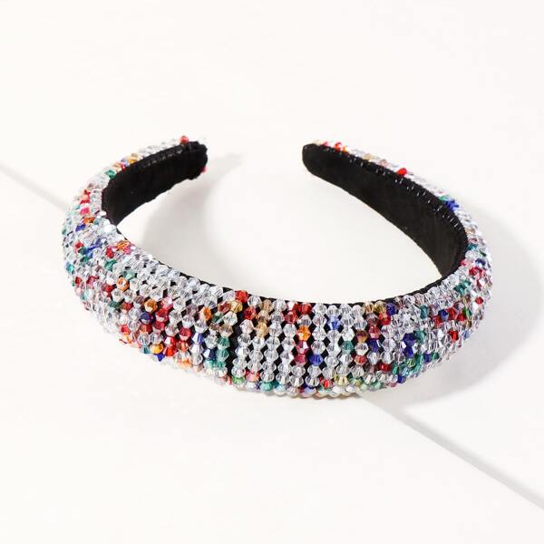 

Rhinestone Decor Hair Hoop, Multicolor