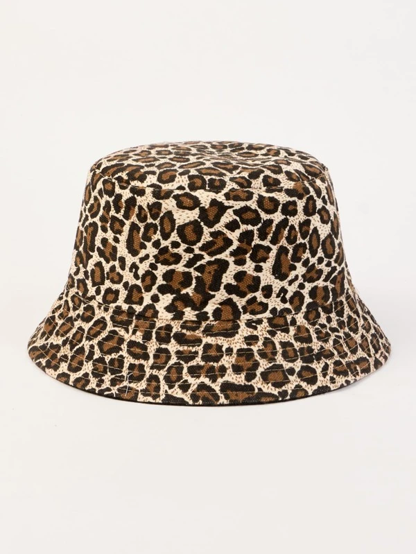 leopard bucket hat