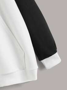 Muchica 日文圖案和熊貓印花運動衫 - 白色 - 查看 4