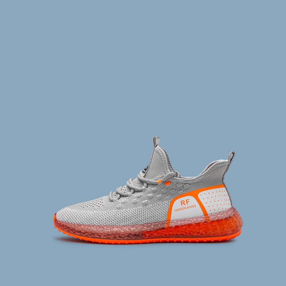 

Guys Lace-up Front Wide Fit Sneakers, Grey