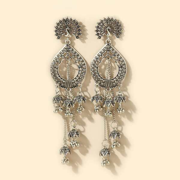 

Серьги-подвески Jhumka, Серебряные
