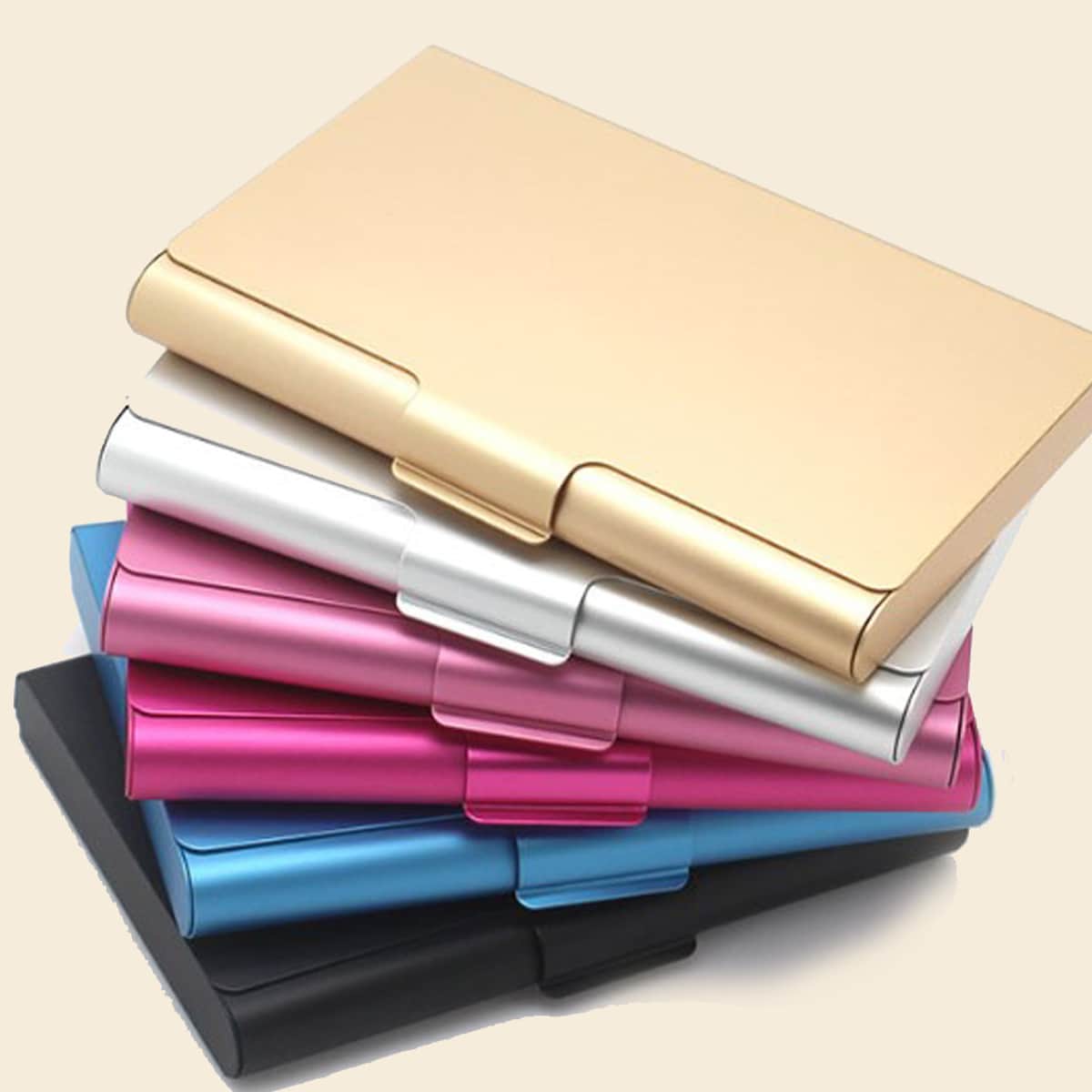 

1pc Random Business Card Case, Multicolor