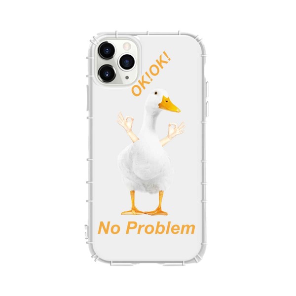 

1pc Cute Duck Clear iPhone Case