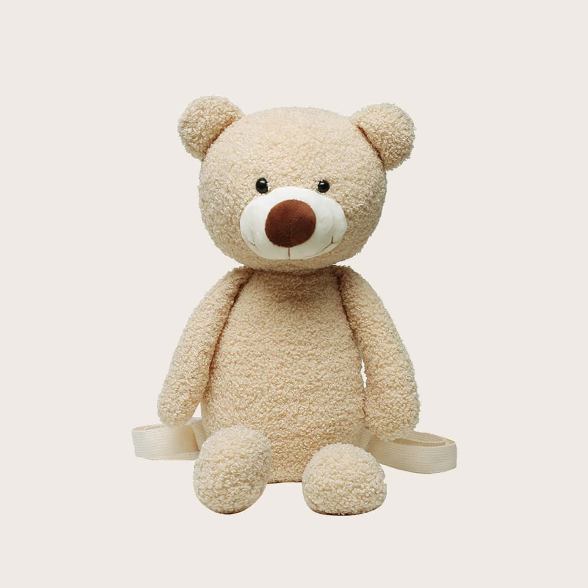 

Cartoon Bear Crossbody Bag, Beige