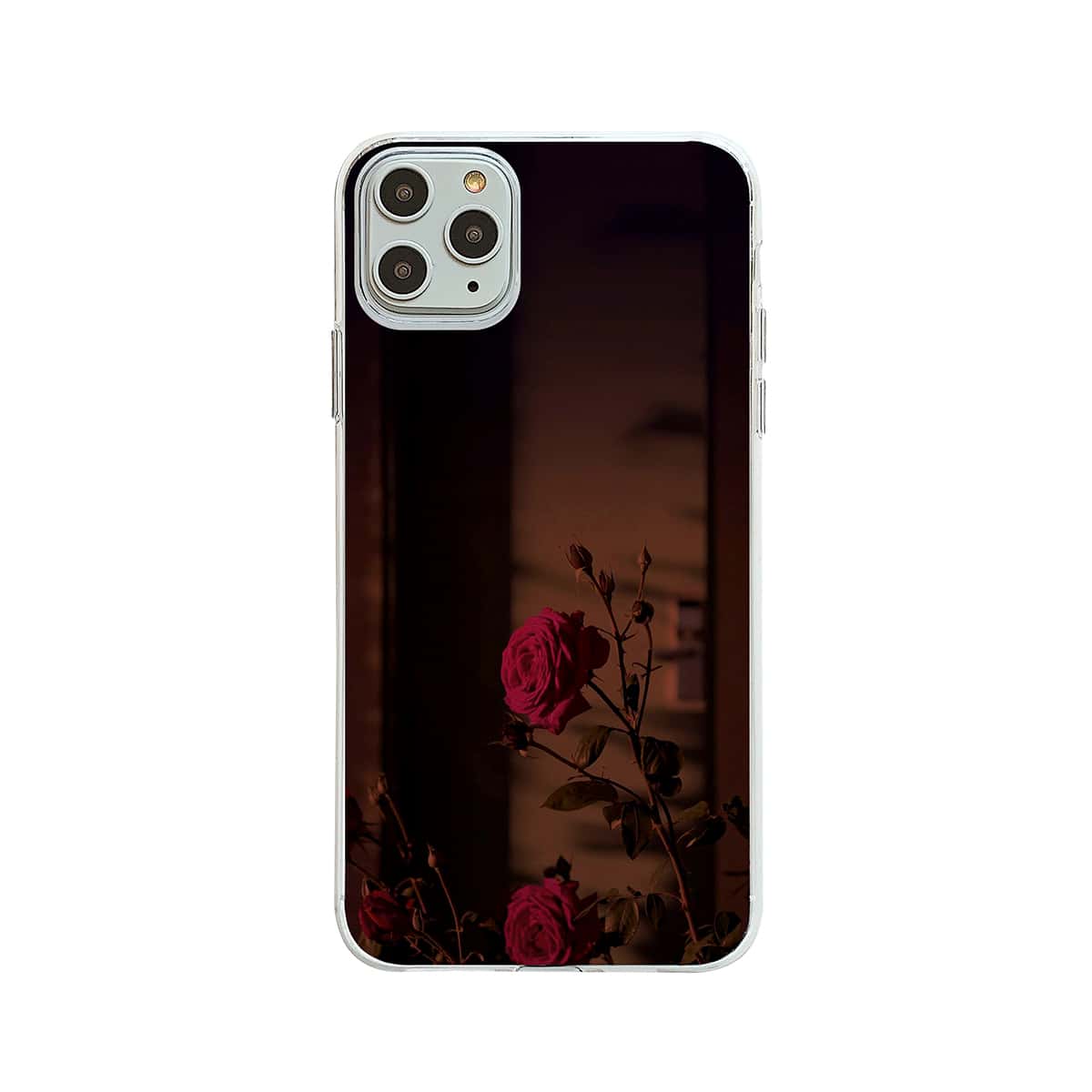 

1pc Rose iPhone Case, Multicolor