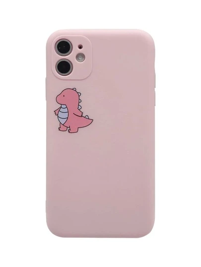 1шт чехол для iPhone с принтом динозавра