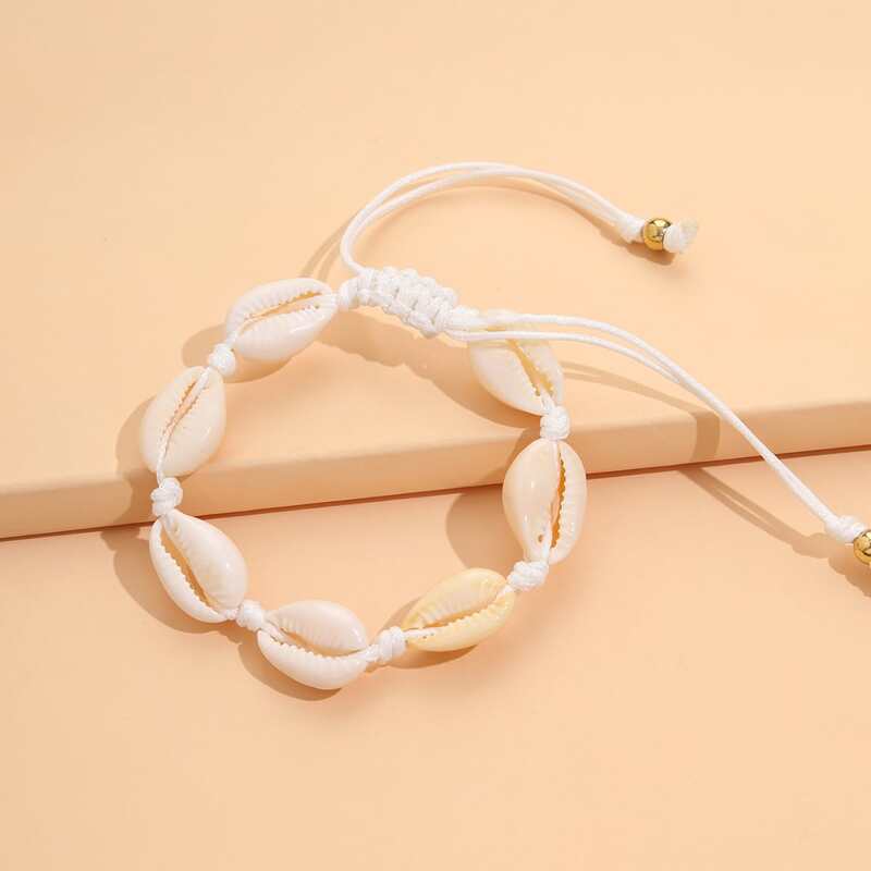 

1pc Shell Anklet, White