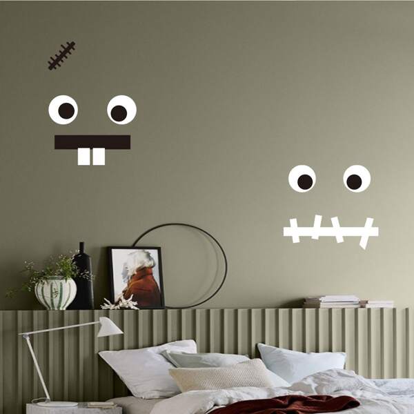 

Abstract Pattern Wall Sticker, Black and white