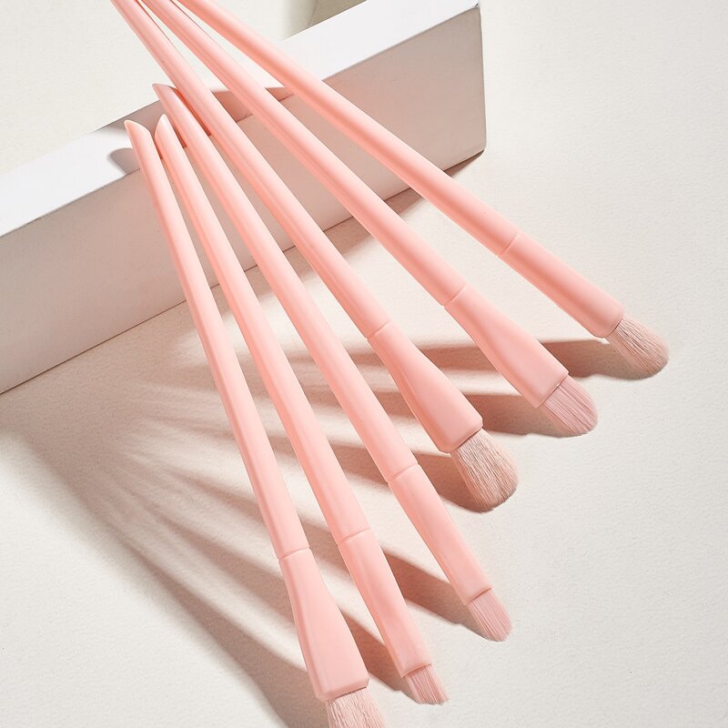 

6pcs Eye Soft Makeup Brush, Pink