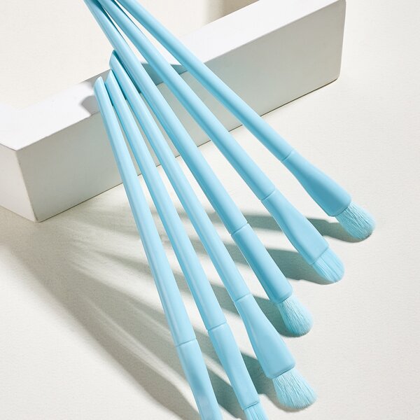 

6pcs Eye Soft Makeup Brush, Baby blue