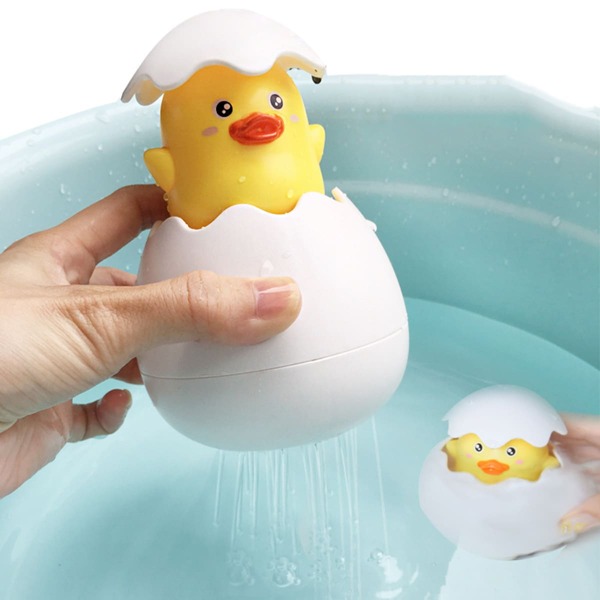 

1pc Kids Cartoon Chick Bath Toy, Yellow