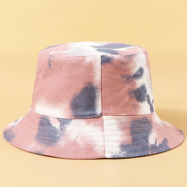 

Tie Dye Pattern Bucket Hat, Pink