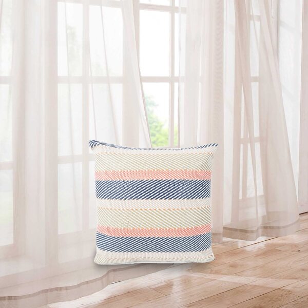 

Striped Pattern Cushion Cover Without Filler, Multicolor