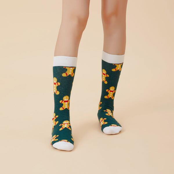 

Cartoon Graphic Socks, Multicolor