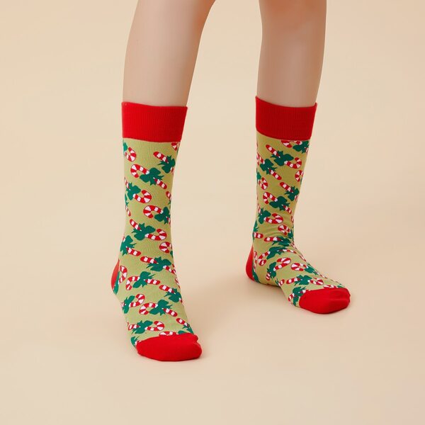 

Tree Pattern Socks, Multicolor