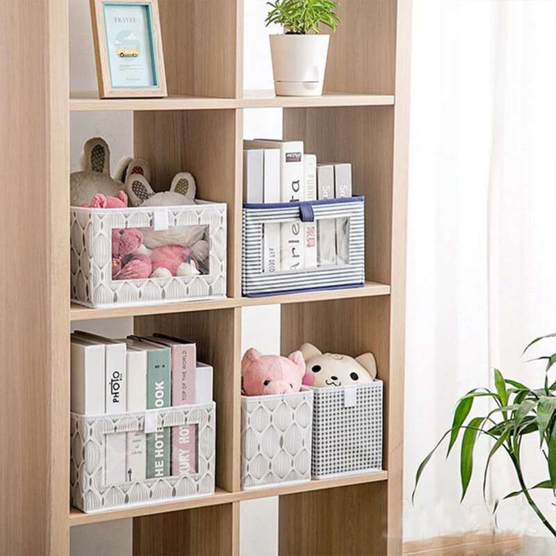 

1pc Random Pattern Clothes Storage Box, Multicolor
