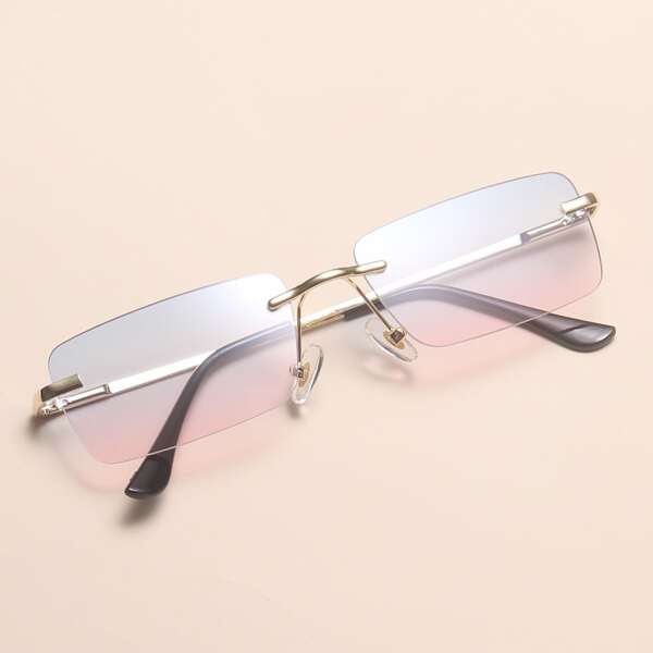 

Ombre Lens Rimless Sunglasses