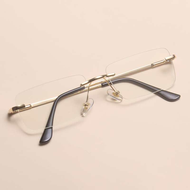 

Rimless Glasses With Case