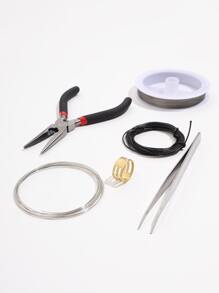 Simple DIY Jewelry Accessory Set - Silver - View 2