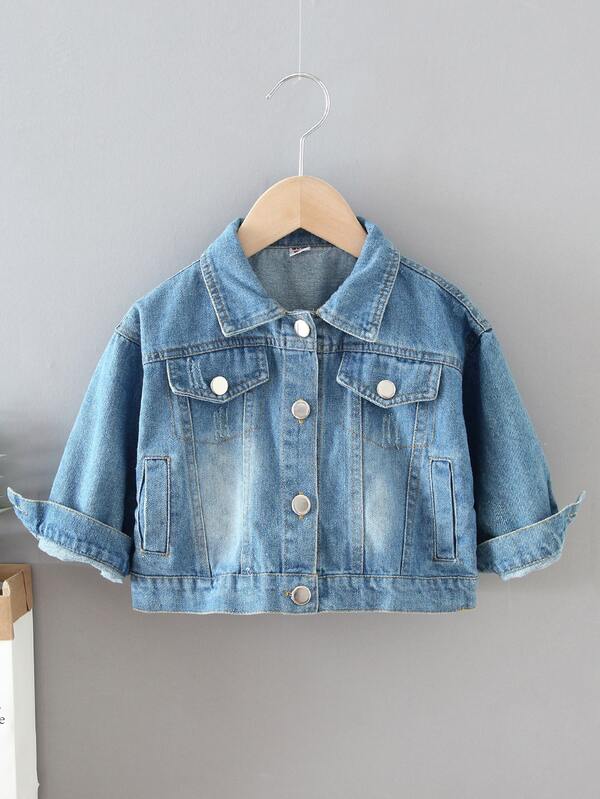 denim jacket for girl shein
