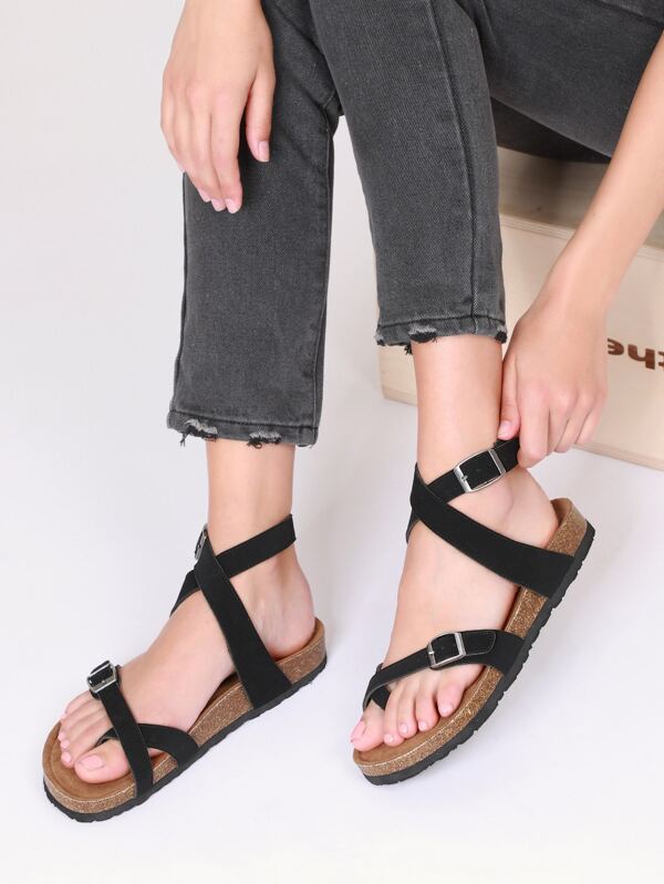 toe loop gladiator sandals