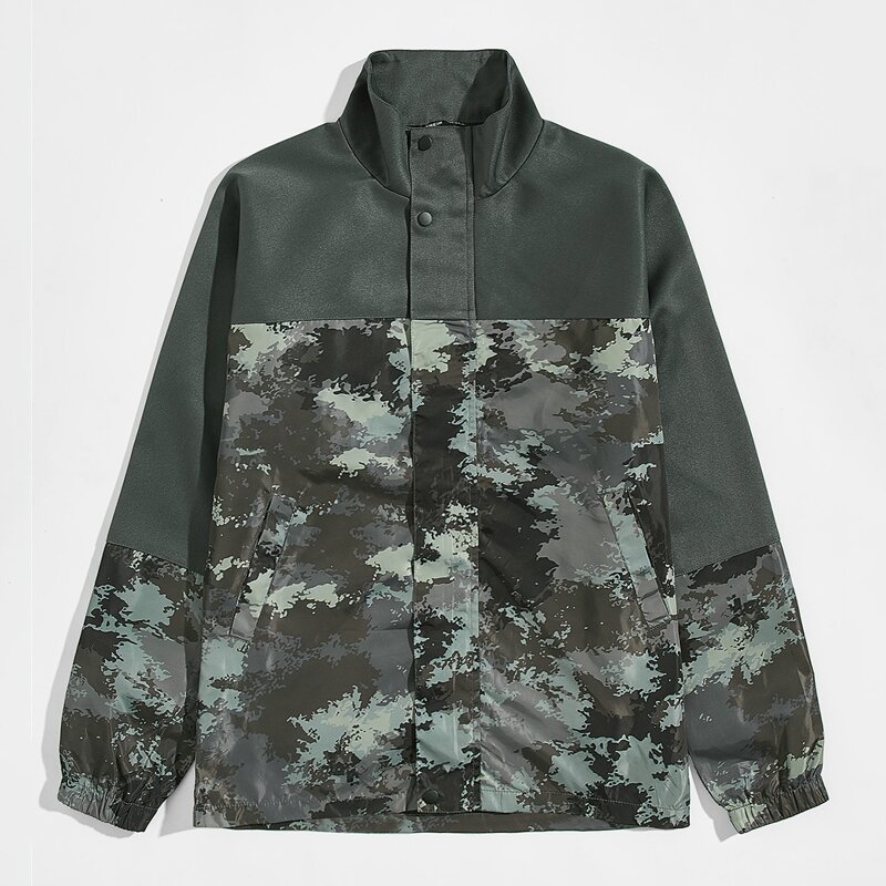

Guys Camo Panel Jacket, Multicolor