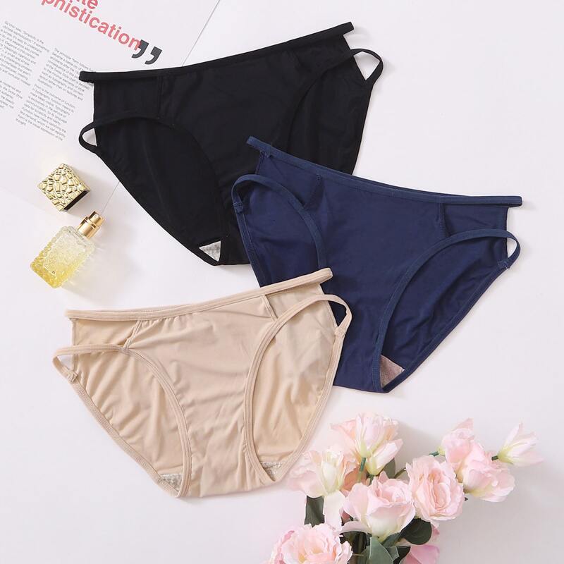 

3pack Cut Out Panty Set, Multicolor