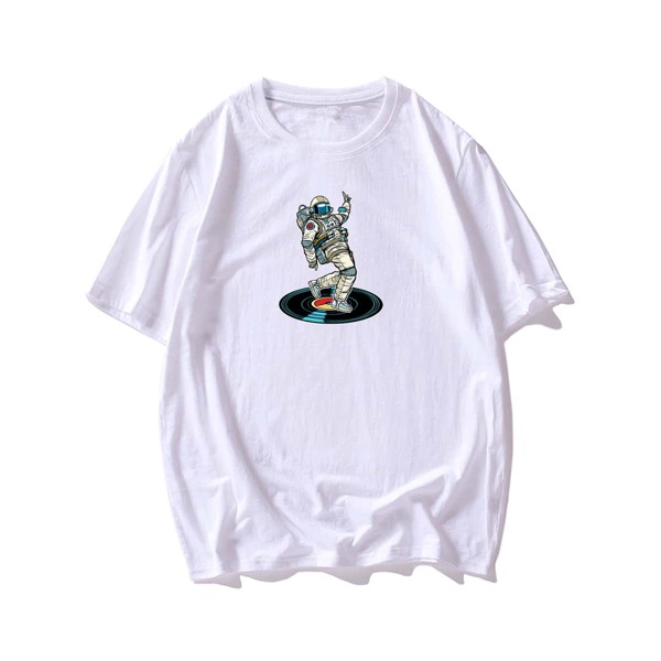 

Men Astronaut Print Tee, White