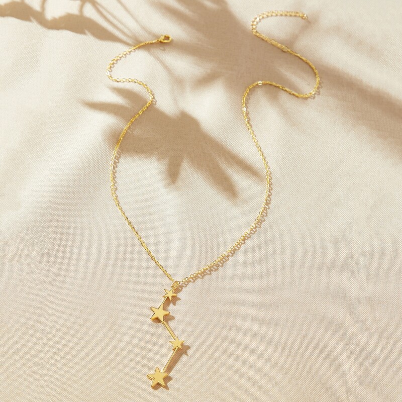

Star Pendant Necklace, Gold