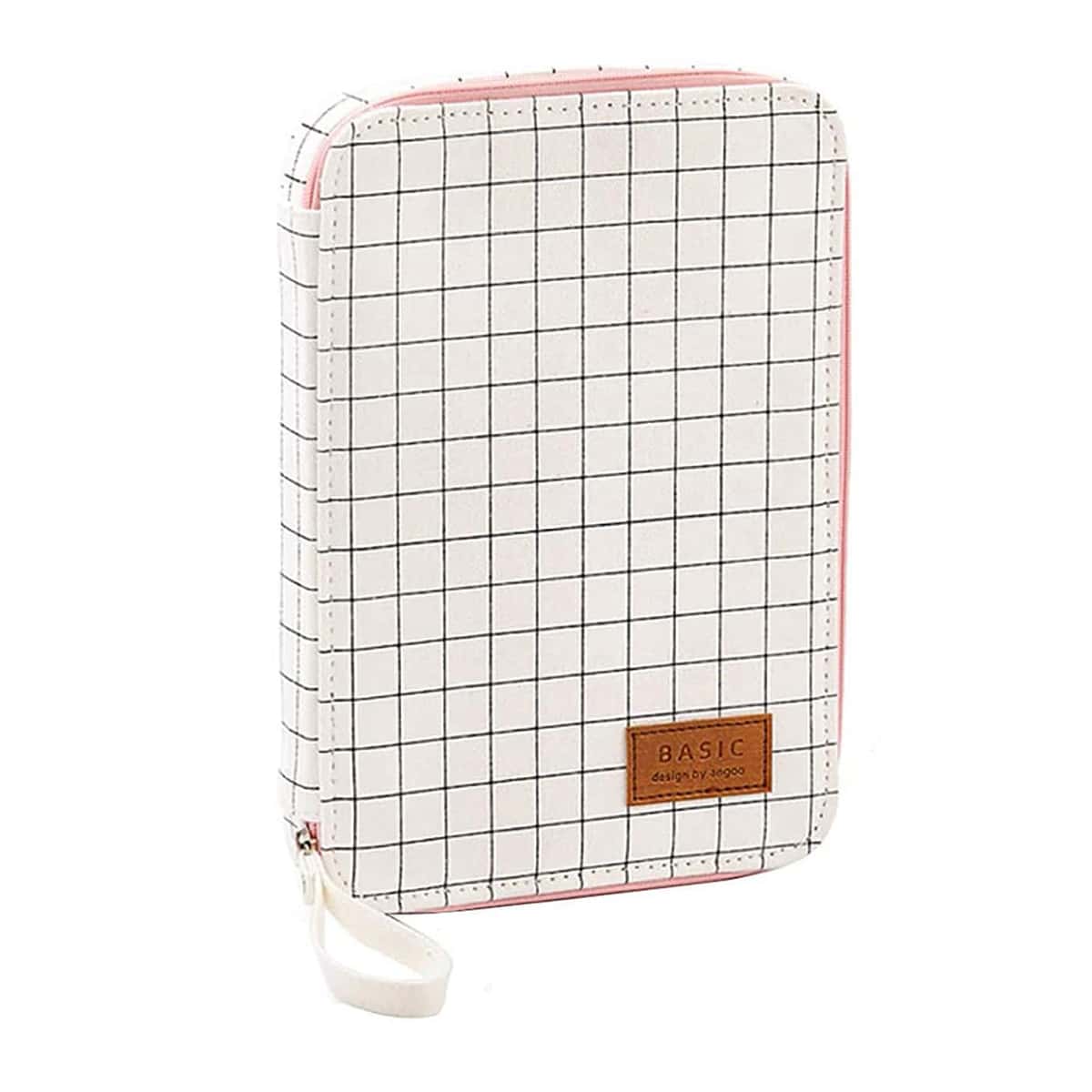 

Plaid Pattern Pencil Bag, Multicolor