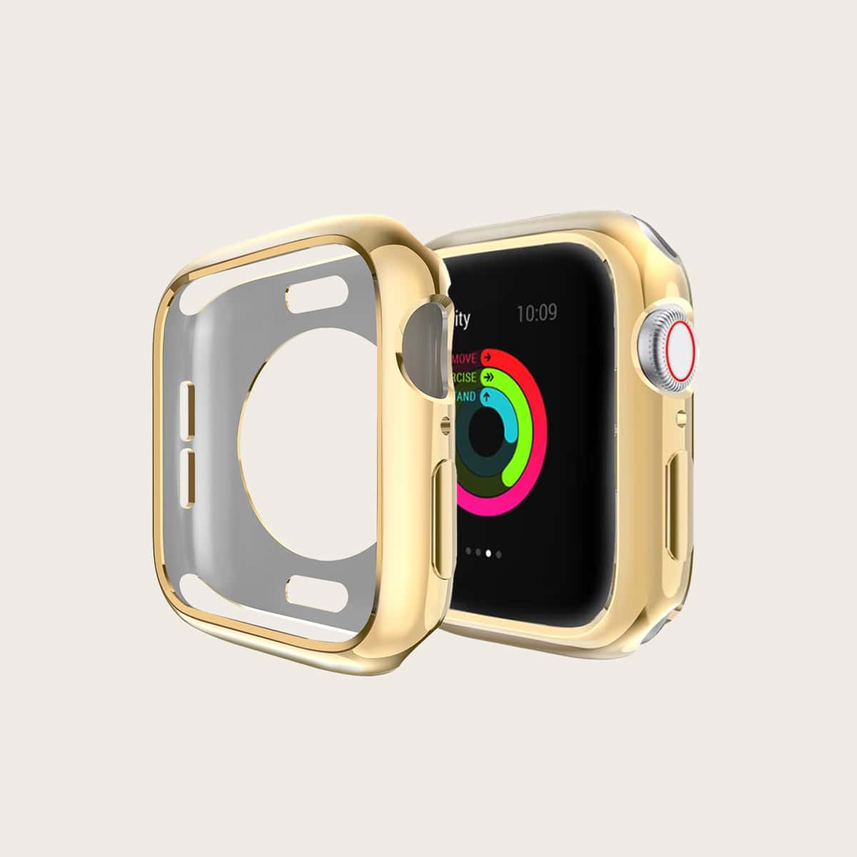 

1pc Minimalist iWatch Case, Gold